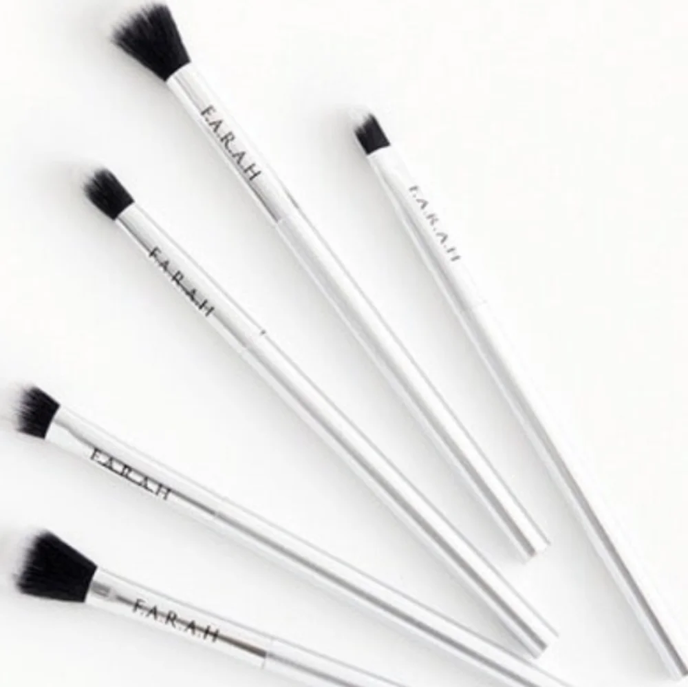 F.A.R.A.H. Eye Perfection 5pc Make-Up Cosmetics Brushes Set NWT